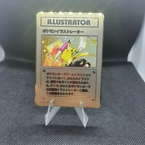 Pokemon Illustrator Japanese gold plated card - Picture 2 of 3